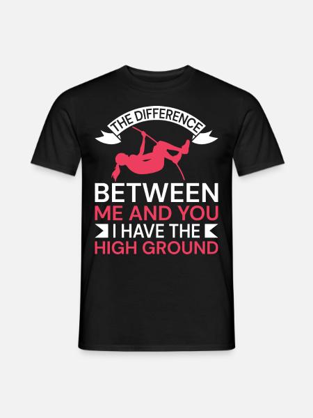 Saut à la perche Athlétisme - T-shirt homme - noir
