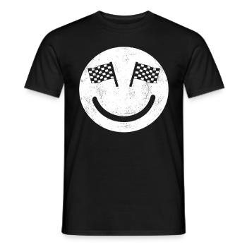 Racing Motorsport Saying - Men's T-Shirt - black - Front - AI Model Male 178 light (178cm)