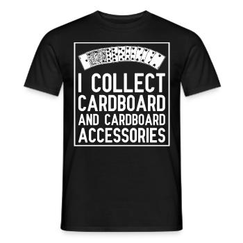 Kartenspiel Kartenspieler Pokern - Männer T-Shirt - Schwarz - Vorne - AI Model Male 178 light (178cm)