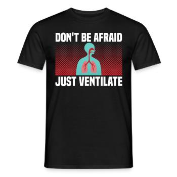 Respiratory therapists Respiratory therapist Occupational therapists - Men's T-Shirt - black - Front - AI Model Male 178 light (178cm)