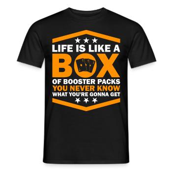 Kartenspiel Kartenspieler Pokern - Männer T-Shirt - Schwarz - Vorne - AI Model Male 178 light (178cm)