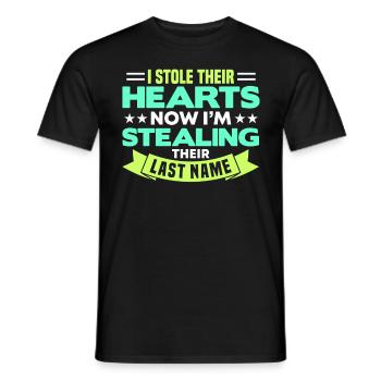 Adopts Adopts Foster Father Foster Mother - Men's T-Shirt - black - Front - AI Model Male 178 light (178cm)