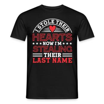 Adopts Adopts Foster Father Foster Mother - Men's T-Shirt - black - Front - AI Model Male 178 light (178cm)