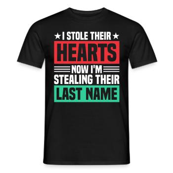 Adopts Adopts Foster Father Foster Mother - Men's T-Shirt - black - Front - AI Model Male 178 light (178cm)