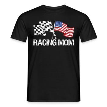 Racing Motorsport Saying - Men's T-Shirt - black - Front - AI Model Male 178 light (178cm)