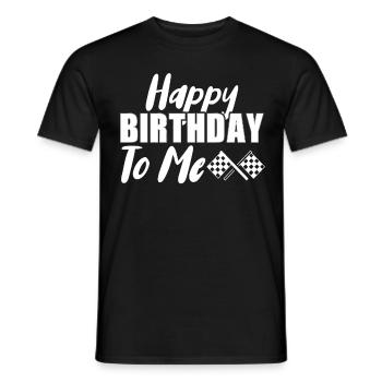 Racing Motorsport Spruch - Männer T-Shirt - Schwarz - Vorne - AI Model Male 178 light (178cm)