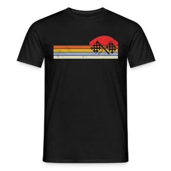 Racing Motorsport Spruch - Männer T-Shirt - Schwarz - Vorne - AI Model Male 178 light (178cm)