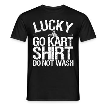 Kartsport Kart Driver Go Kart Gift Idea - Men's T-Shirt - black - Front - AI Model Male 178 light (178cm)