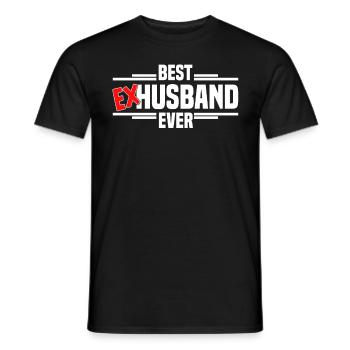 Divorce Separation Marriage Ex Divorce Party - Men's T-Shirt - black - Front - AI Model Male 178 light (178cm)
