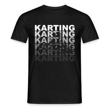 Kartsport Kart Driver Go Kart Gift Idea - Men's T-Shirt - black - Front - AI Model Male 178 light (178cm)