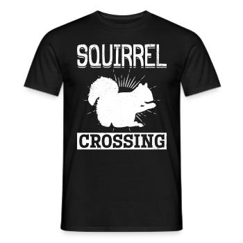 Écureuil à l’écureuil, drôle - T-shirt homme - noir - Devant - AI Model Male 178 light (178cm)