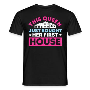 Hausbesitzer Eigentümer Geschenk Hauseigentümer - Männer T-Shirt - Schwarz - Vorne - AI Model Male 178 light (178cm)