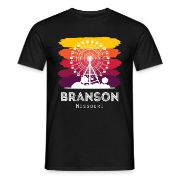 Missouri Souvenir Branson Randonnée Camping Vacances - T-shirt homme - noir - Devant - AI Model Male 178 light (178cm)