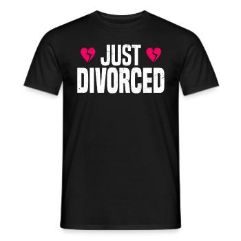 Scheidung Trennung Ehe Ex Scheidungsparty - Männer T-Shirt - Schwarz - Vorne - AI Model Male 178 light (178cm)