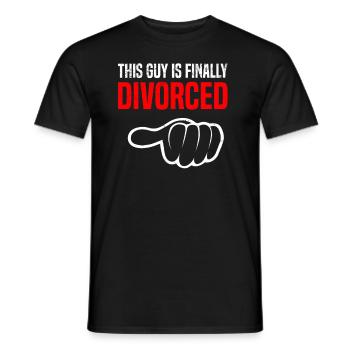Scheidung Trennung Ehe Ex Scheidungsparty - Männer T-Shirt - Schwarz - Vorne - AI Model Male 178 light (178cm)
