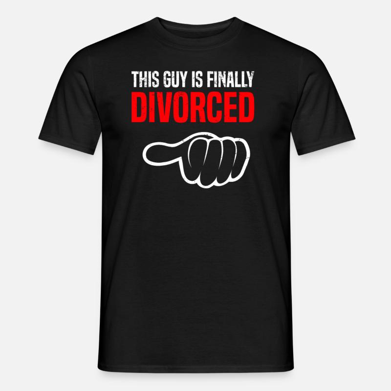 Scheidung Trennung Ehe Ex Scheidungsparty - Männer T-Shirt - Schwarz