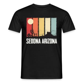 Sedona Arizona National Park Cactus Souvenir Campin - T-shirt homme - noir - Devant - AI Model Male 178 light (178cm)