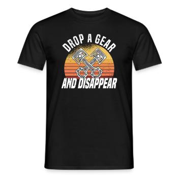 Rennfahrer Rennwagen Tuning Rennsport Motorsport - Männer T-Shirt - Schwarz - Vorne - AI Model Male 178 light (178cm)