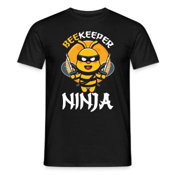Cadeau d'apiculteur apiculteur abeille abeille - T-shirt homme - noir - Devant - AI Model Male 178 light (178cm)