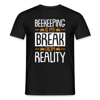 Bees honey bee beekeeper beekeeper gift - Men's T-Shirt - black - Front - AI Model Male 178 light (178cm)