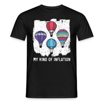 Mon genre d’amateurs de montgolfières gonflables - T-shirt homme - noir - Devant - AI Model Male 178 light (178cm)
