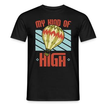 Meine Art von Hoch Heißluftballon-Liebhaber Ballon - Männer T-Shirt - Schwarz - Vorne - AI Model Male 178 light (178cm)
