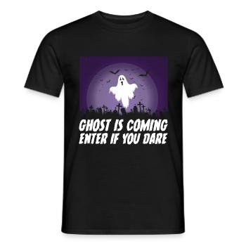 Effrayant halloween citrouille sorcières fantômes zombies - T-shirt homme - noir - Devant - AI Model Male 178 light (178cm)