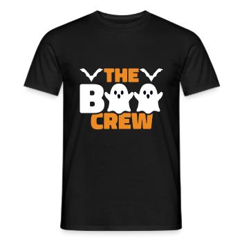 Scary halloween pumpkin witches zombie ghosts - Men's T-Shirt - black - Front - AI Model Male 178 light (178cm)