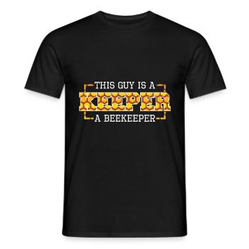 Cadeau d'apiculteur apiculteur abeille abeille - T-shirt homme - noir - Devant - AI Model Male 178 light (178cm)
