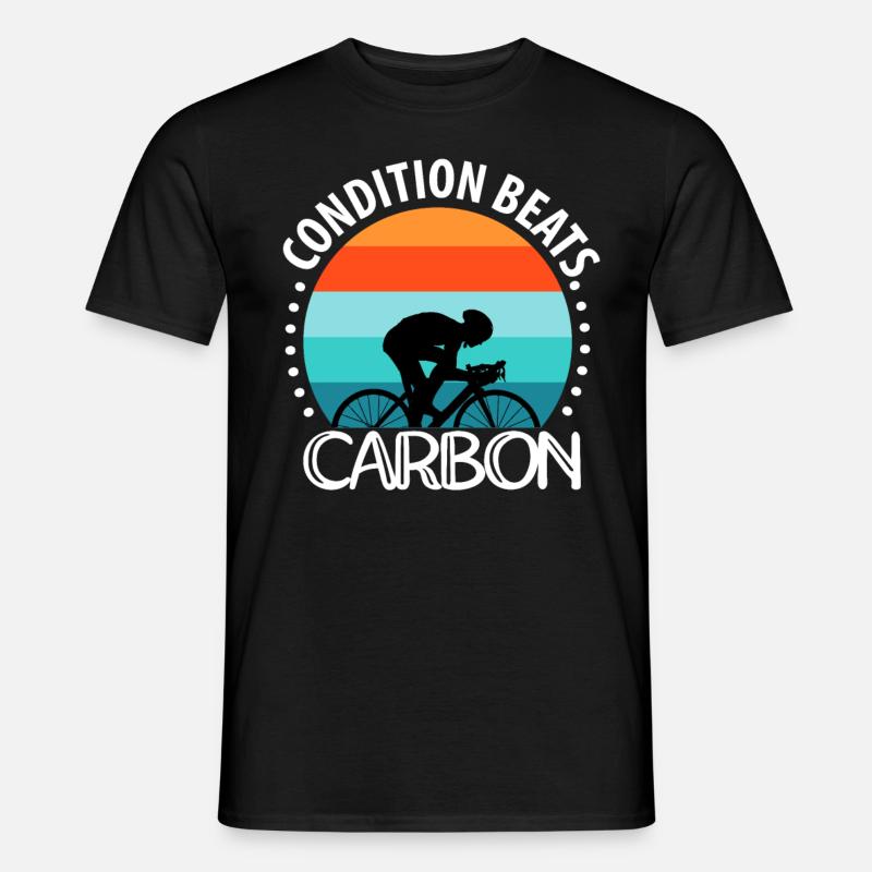 L’état bat le carbone - T-shirt homme - noir