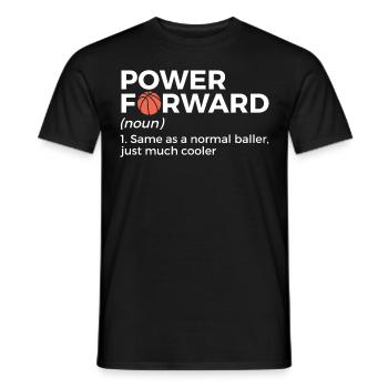 Dictons de basket-ball amusants pour les joueurs de basket-ball - T-shirt homme - noir - Devant - AI Model Male 178 light (178cm)