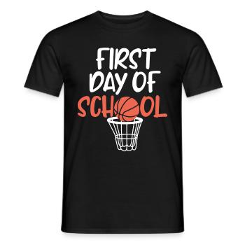 Dictons de basket-ball amusants pour les joueurs de basket-ball - T-shirt homme - noir - Devant - AI Model Male 178 light (178cm)