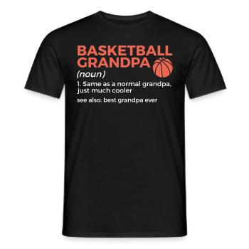 Dictons de basket-ball amusants pour les joueurs de basket-ball - T-shirt homme - noir - Devant - AI Model Male 178 light (178cm)