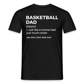 Dictons de basket-ball amusants pour les joueurs de basket-ball - T-shirt homme - noir - Devant - AI Model Male 178 light (178cm)