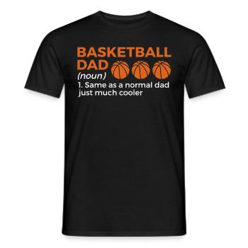 Dictons de basket-ball amusants pour les joueurs de basket-ball - T-shirt homme - noir - Devant - AI Model Male 178 light (178cm)