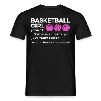 Dictons de basket-ball amusants pour les joueurs de basket-ball - T-shirt homme - noir - Devant - AI Model Male 178 light (178cm)