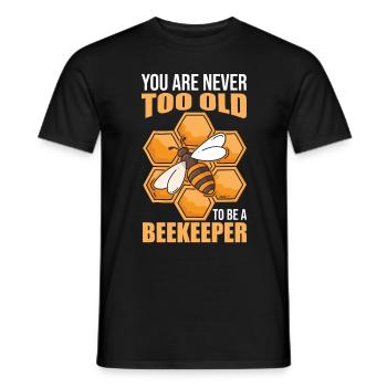 Bees honey bee beekeeper beekeeper gift - Men's T-Shirt - black - Front - AI Model Male 178 light (178cm)
