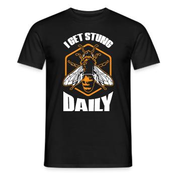 Cadeau d'apiculteur apiculteur abeille abeille - T-shirt homme - noir - Devant - AI Model Male 178 light (178cm)
