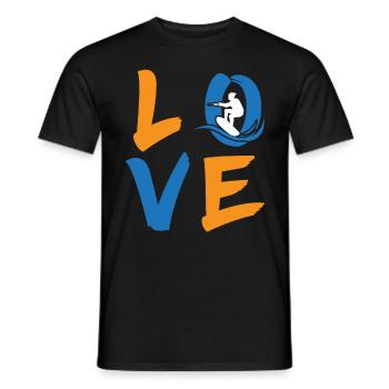 Ski nautique Sports nautiques Ski nautique Ski nautique - T-shirt homme - noir - Devant - AI Model Male 178 light (178cm)