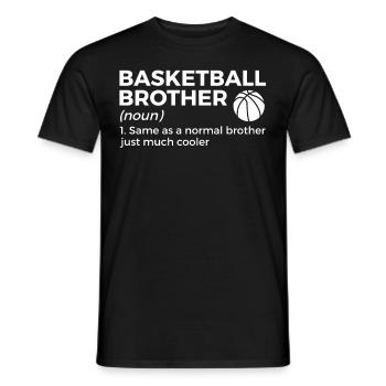 Dictons de basket-ball amusants pour les joueurs de basket-ball - T-shirt homme - noir - Devant - AI Model Male 178 light (178cm)