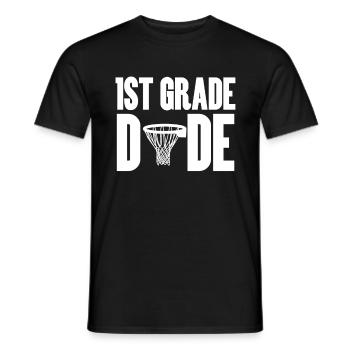 Dictons de basket-ball amusants pour les joueurs de basket-ball - T-shirt homme - noir - Devant - AI Model Male 178 light (178cm)