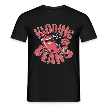 Funny Kidding Beans - Cool Bean-gigt-idea - T-shirt homme - noir - Devant - AI Model Male 178 light (178cm)