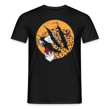 Cheetah Whisperer Wildlife Animal Keeper - Men's T-Shirt - black - Front - AI Model Male 178 light (178cm)
