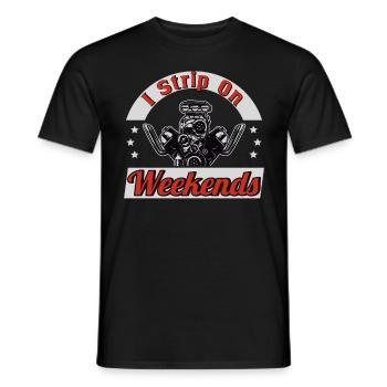 Muscel Car V8 Turbocharger Tuning Rennwagen - Männer T-Shirt - Schwarz - Vorne - AI Model Male 178 light (178cm)