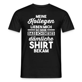 Abschied Arbeitskollege Neuer Job Jobwechsel - Männer T-Shirt - Schwarz - Vorne - AI Model Male 178 light (178cm)