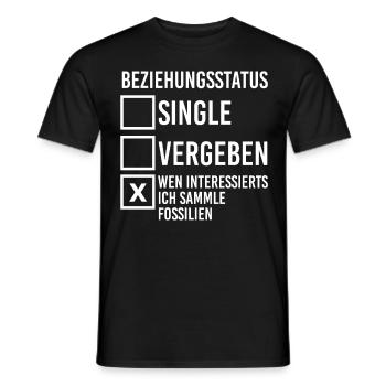 Geologe Fossiliensammler Paläontologie Geologie - Männer T-Shirt - Schwarz - Vorne - AI Model Male 178 light (178cm)