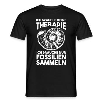 Geologe Fossiliensammler Paläontologie Geologie - Männer T-Shirt - Schwarz - Vorne - AI Model Male 178 light (178cm)