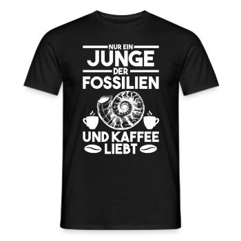 Paläontologie Geologie Geologe Fossiliensammler - Männer T-Shirt - Schwarz - Vorne - AI Model Male 178 light (178cm)