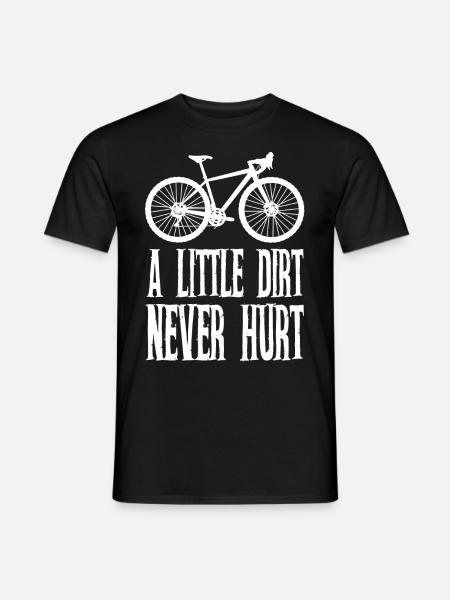 Gravel Bike Radfahrer Geschenk Spruch - Männer T-Shirt - Schwarz