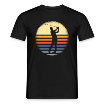 Golf Spieler Spruch Geschenkidee - Männer T-Shirt - Schwarz - Vorne - AI Model Male 178 light (178cm)